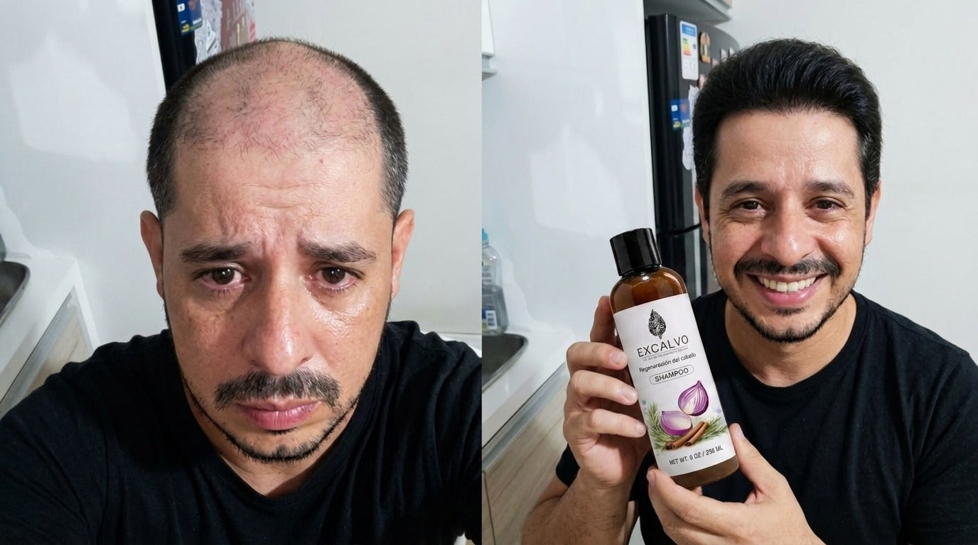 Antes y después — Miguel F., 32